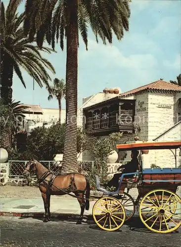 Las Palmas Gran Canaria Estampa tipica Pferdekutsche Kat. Las Palmas Gran Canaria