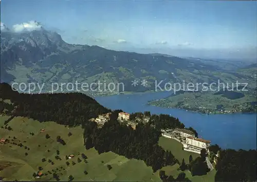 Pilatus Fliegeraufnahme Buergenstock Hotels Kat. Pilatus