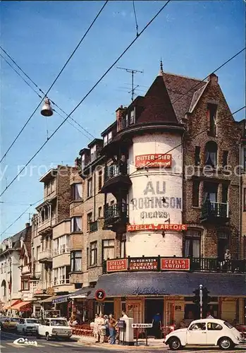 De Panne La Panne Strassenpartie Kat. 