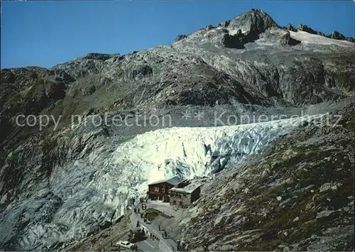 Rhonegletscher Glacier du Rhone Belvedere Furkastrasse Gerstenhorn Eisgrotte Kat. Rhone