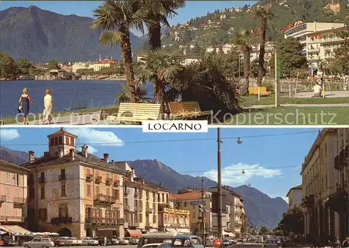 Locarno Lago Maggiore Seepromenade Ortspartie