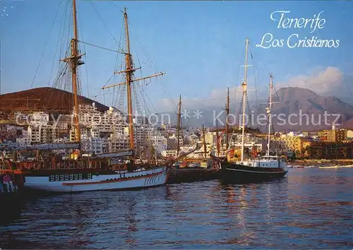 Tenerife Los Cristianos Hafen Kat. Islas Canarias Spanien