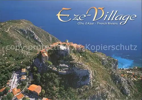 Eze Village Fliegeraufnahme