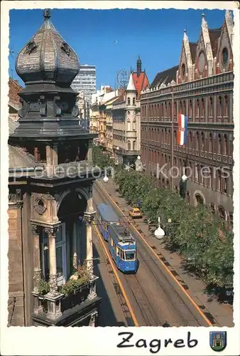 Zagreb Strassenpartie Kat. Zagreb