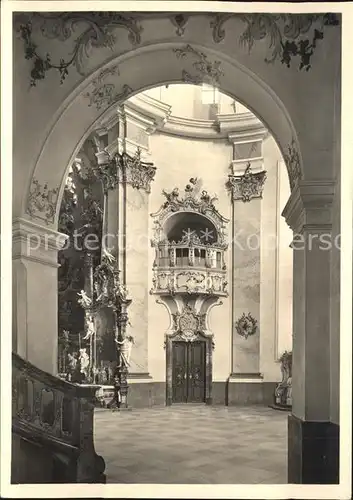 Vierzehnheiligen Wallfahrtskirche Balthasar Neumann Oratorium Altar Hl Antonius Kat. Bad Staffelstein
