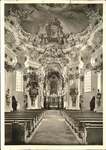 Steingaden Oberbayern Wies Wallfahrtskirche Praemonstratenserkloster  Kat. Steingaden