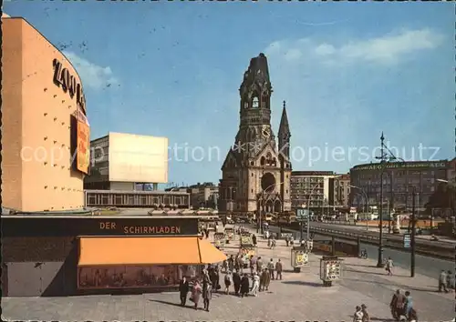 Berlin Hardenbergstrasse Zoopalast Kaiser Wilhem Gedaechtniskirche Kat. Berlin