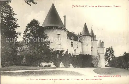 Frebecourt Chateau de Bourlemont Schloss Kat. Frebecourt