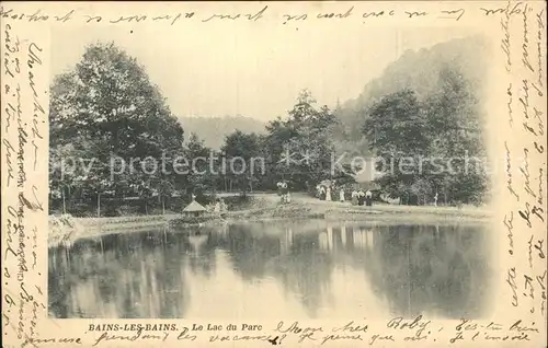 Bains les Bains Lac du Parc Kat. Bains les Bains