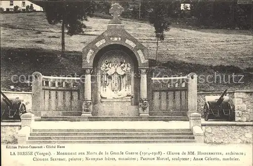 La Bresse Monument aux Morts de la Grande Guerre Kriegerdenkmal 1. Weltkrieg Kat. La Bresse