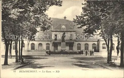 Remiremont Vosges La Gare Monument Bahnhof Kat. Remiremont