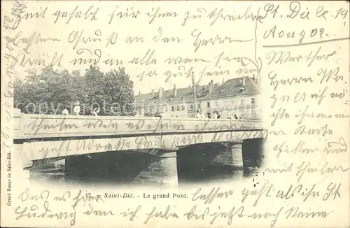 Saint Die des Vosges Grand Pont Kat. Saint Die des Vosges