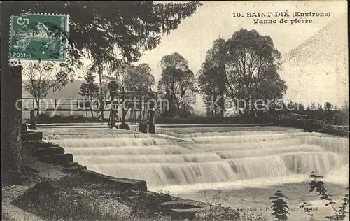 Saint Die des Vosges La Vanne de pierre Wasserfall Kat. Saint Die des Vosges