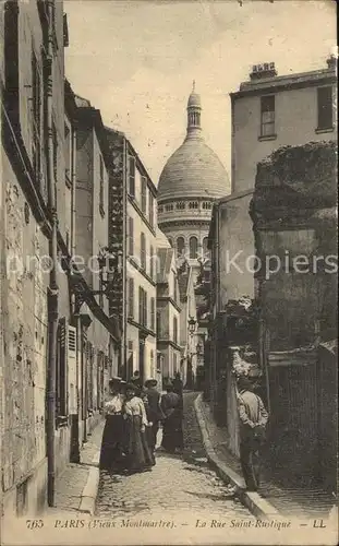 Paris Rue Saint Rustique Kat. Paris