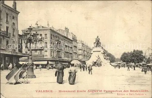Valence sur Rhone Monument Emile Augier Kat. Valence Drome