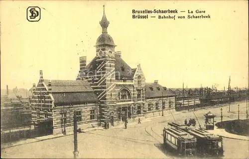 Schaerbeek La Gare Bahnhof Kat. Bruxelles
