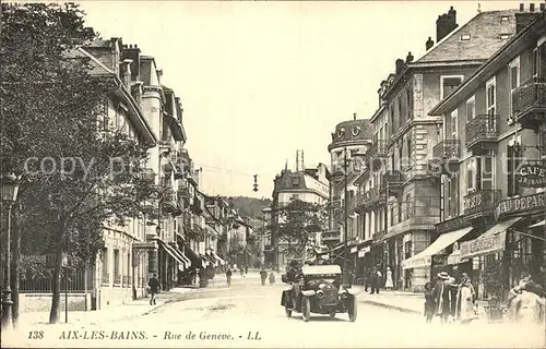 Aix les Bains Rue de Geneve Automobile Kat. Aix les Bains