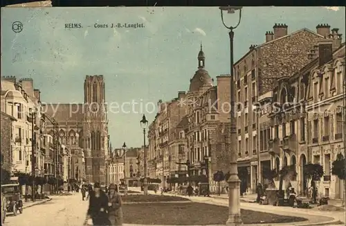 Reims Champagne Ardenne Cours J. B. Langlet Kat. Reims