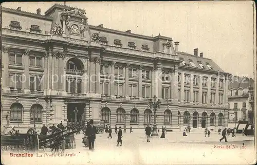 Bruxelles Bruessel La Poste Centrale Kat. 