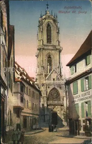 Schlettstadt Muenster St Georg Kat. Selestat