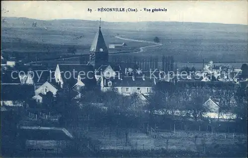 Henonville Vue generale Eglise Kat. Henonville