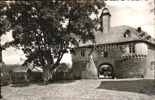 Runkel Lahn Schlosseingang Kat. Runkel