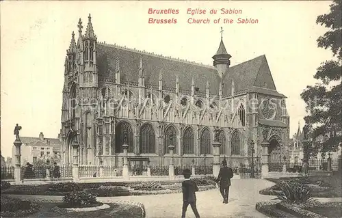 Bruxelles Bruessel Eglise du Sablon Kat. 