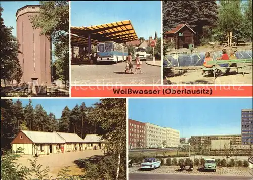 Weisswasser Oberlausitz Wasserturm Tierpark Pionierlager Philipp Mueller Kat. Weisswasser