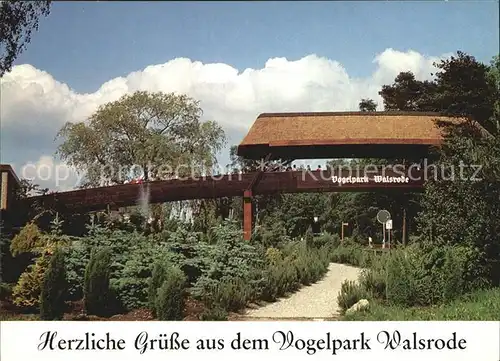 Walsrode Lueneburger Heide Vogelpark Bruecke Kat. Walsrode