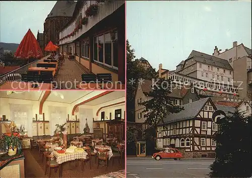 Marburg Lahn Cafehaus Vetter Gaststube Terrasse Kat. Marburg
