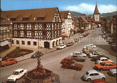 Gengenbach Marktplatz Oberes Tor Kat. Gengenbach Schwarzwald