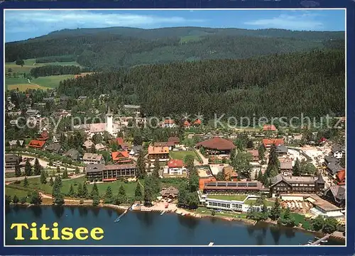 Titisee Fliegeraufnahme Kat. Titisee Neustadt