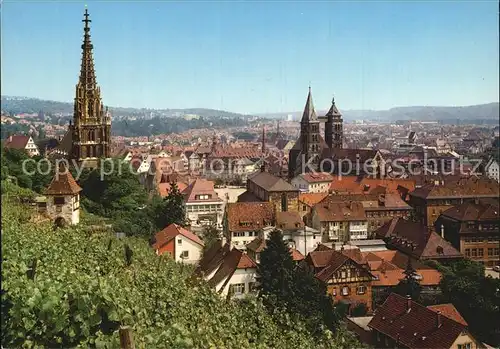 Esslingen Neckar Panorama Kat. Esslingen am Neckar