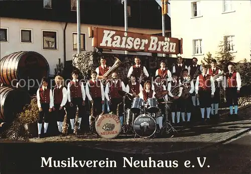 Neuhaus Pegnitz Musikverein Neuhaus e. V. Kaiser Braeu Kat. Neuhaus a.d.Pegnitz