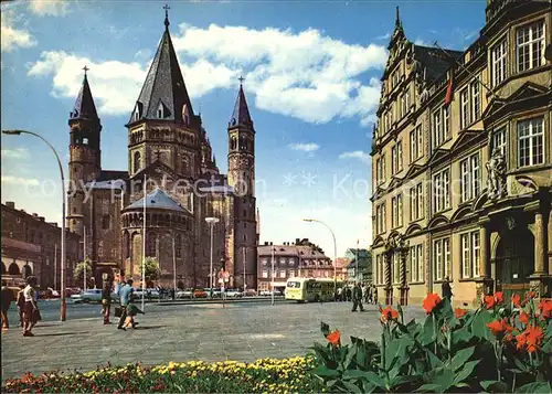 Mainz Rhein Dom mit Gutenberg Museum