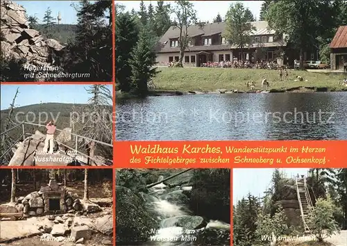 Fichtelgebirge Waldhaus Karches zwischen Schneeberg und Ochsenkopf Kat. 