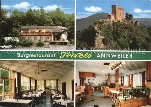 Annweiler Trifels Burgrestaurant Annweiler Kat. Annweiler am Trifels