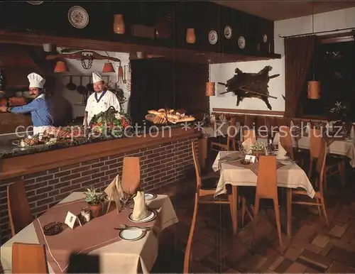 Rohrbrunn Rasthaus im Spessart Restaurant Kat. Weibersbrunn