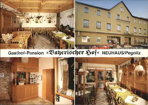 Neuhaus Pegnitz Gasthaus Pension Bayerischer Hof Kat. Neuhaus a.d.Pegnitz
