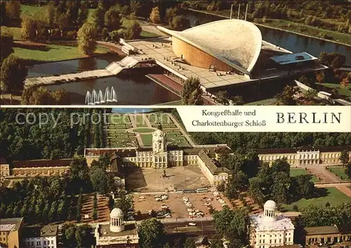 Berlin Kongresshalle und Charlottenburger Schloss Kat. Berlin