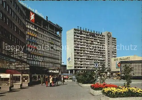 Berlin Hochhaeuser am Zoo Breitscheidplatz Kat. Berlin