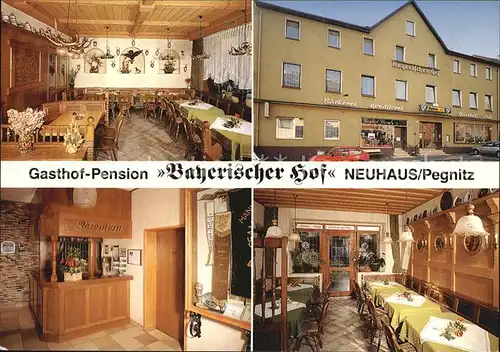 Neuhaus Pegnitz Gasthaus Pension Bayerischer Hof Kat. Neuhaus a.d.Pegnitz