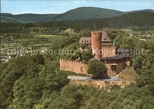 Biedenkopf Fliegeraufnahme Schloss Kat. Biedenkopf