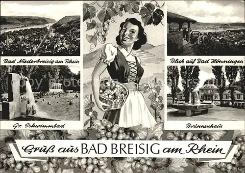 Bad Breisig Bad Hoenningen Brunnenhaus Freibad Kat. Bad Breisig