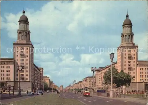 Berlin Stalinalle Frankfurter Tor Kat. Berlin