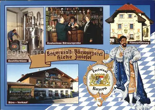 Zwiesel Niederbayern Bayerwald Baerwurzerei Heinrich Hieke Kat. Zwiesel