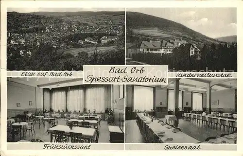 Bad Orb Kinderheilanstalt Sanatorium  Kat. Bad Orb