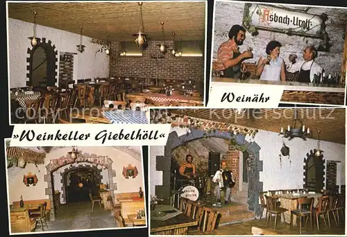 Weinaehr Weinkeller Giebelhoell  Kat. Weinaehr