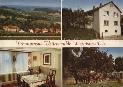 Winterkasten Lindenfels Privatpension Vettersmuehle Kat. Lindenfels