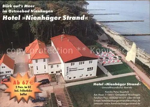 Nienhagen Ostseebad Hotel Nienhaeger Strand Kat. Nienhagen